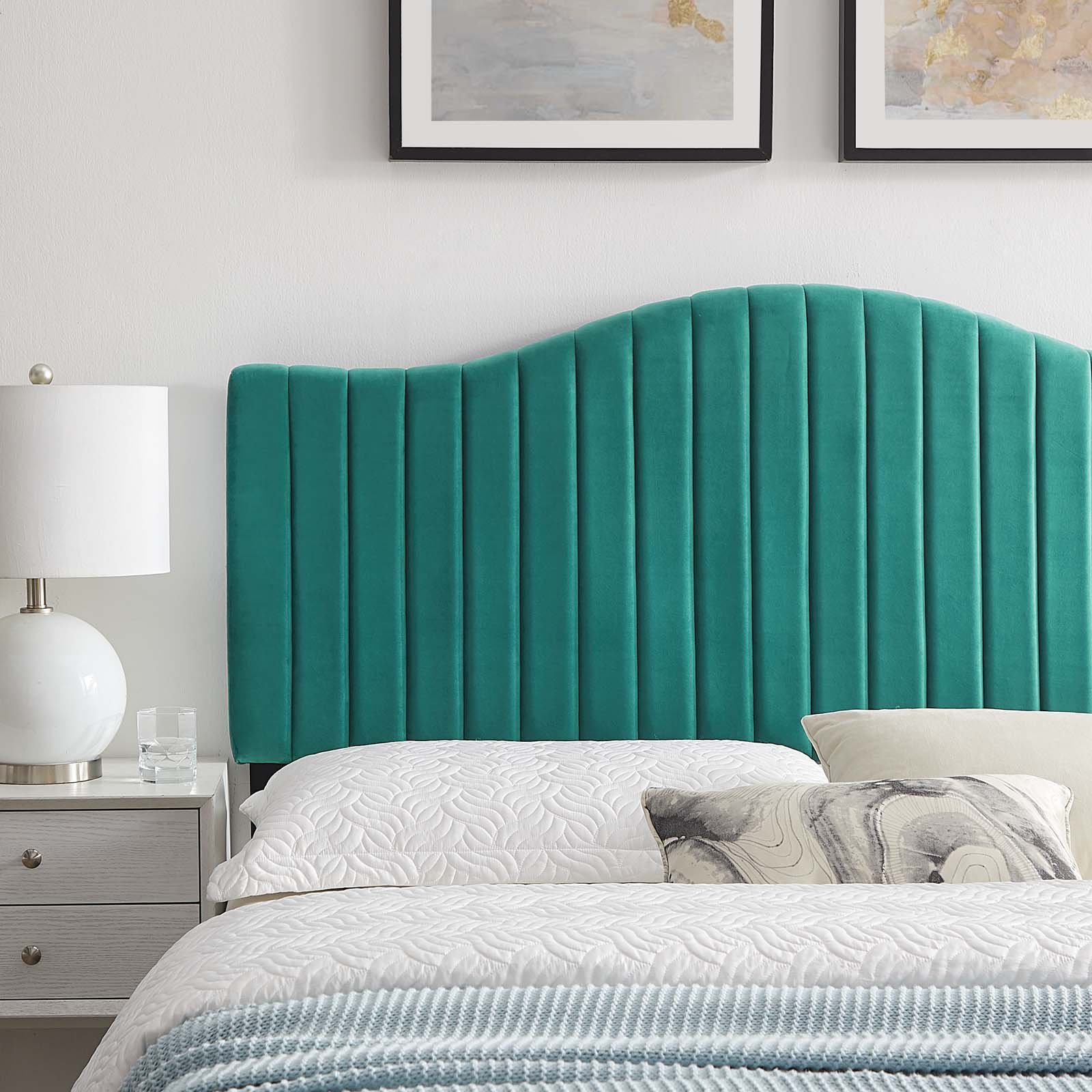 Brielle Channel Tufted Performance Velvet King/California King Headboard by Modway