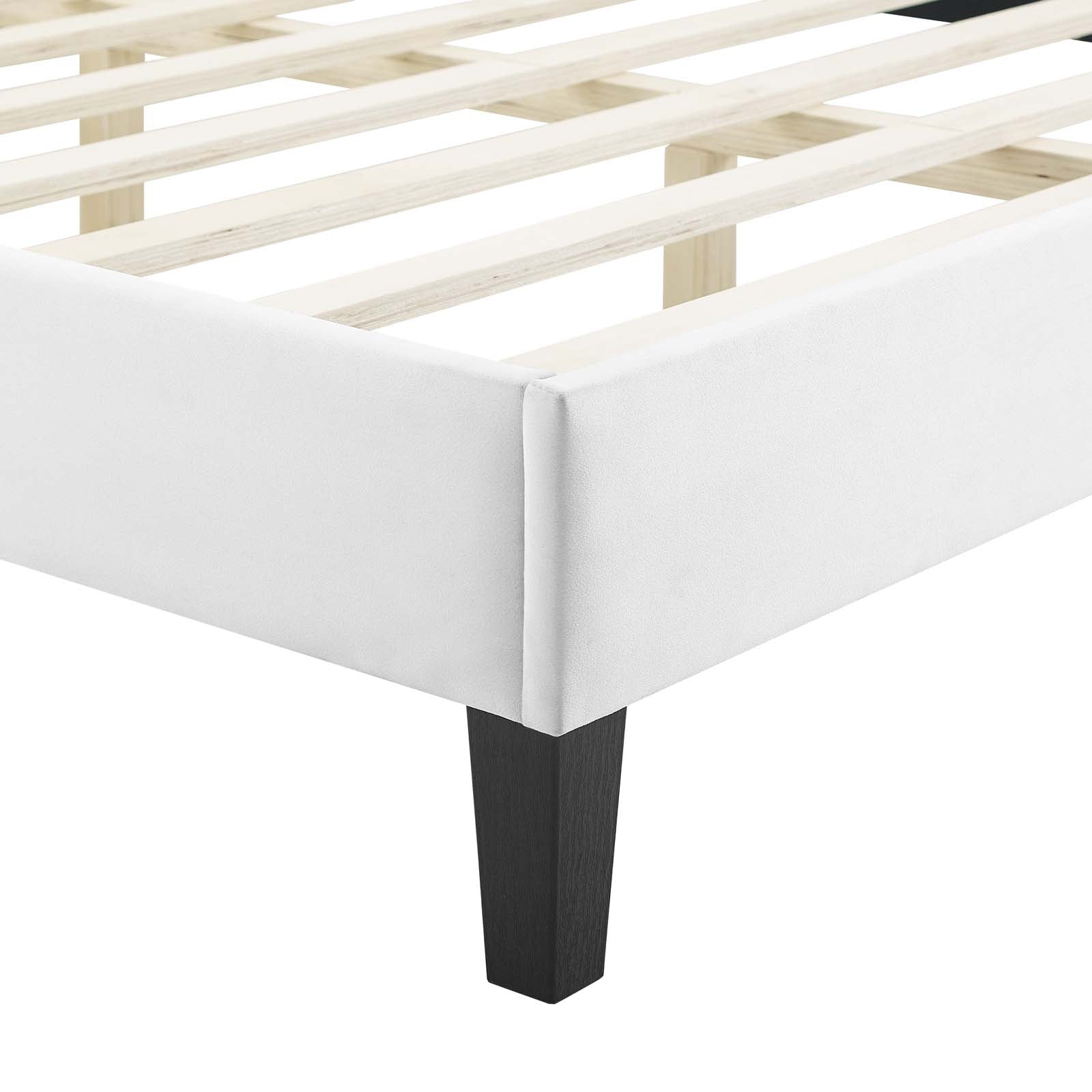 Peyton Performance Velvet Queen Platform Bed by Modway