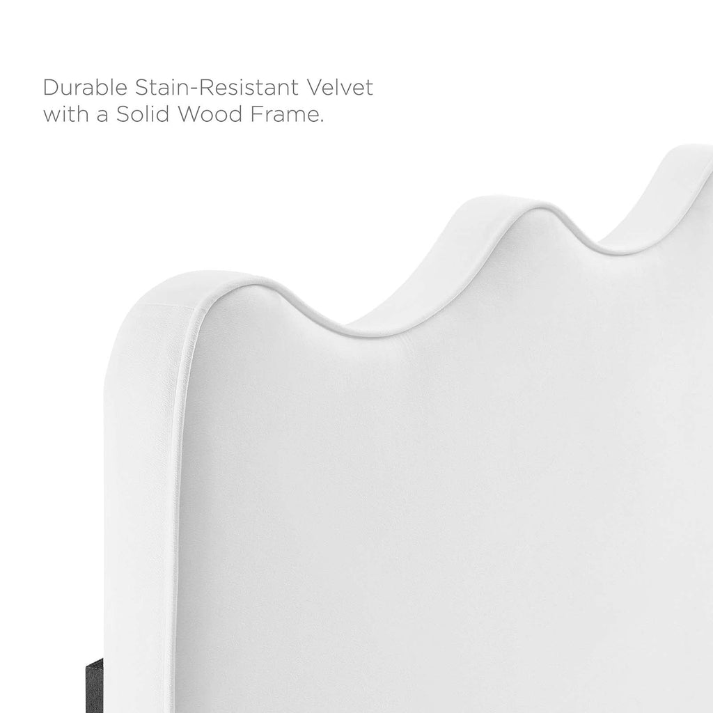 Current Performance Velvet Twin Platform Bed by Modway