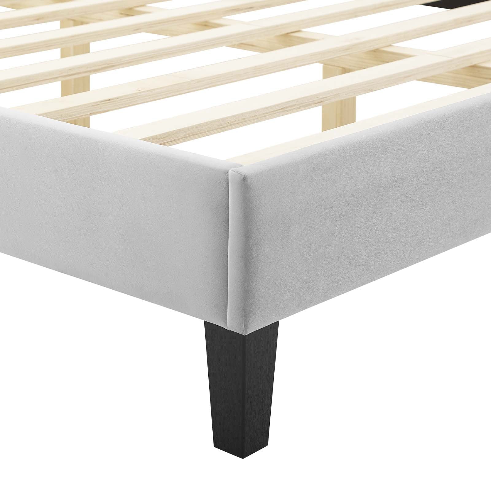 Current Performance Velvet King Platform Bed by Modway