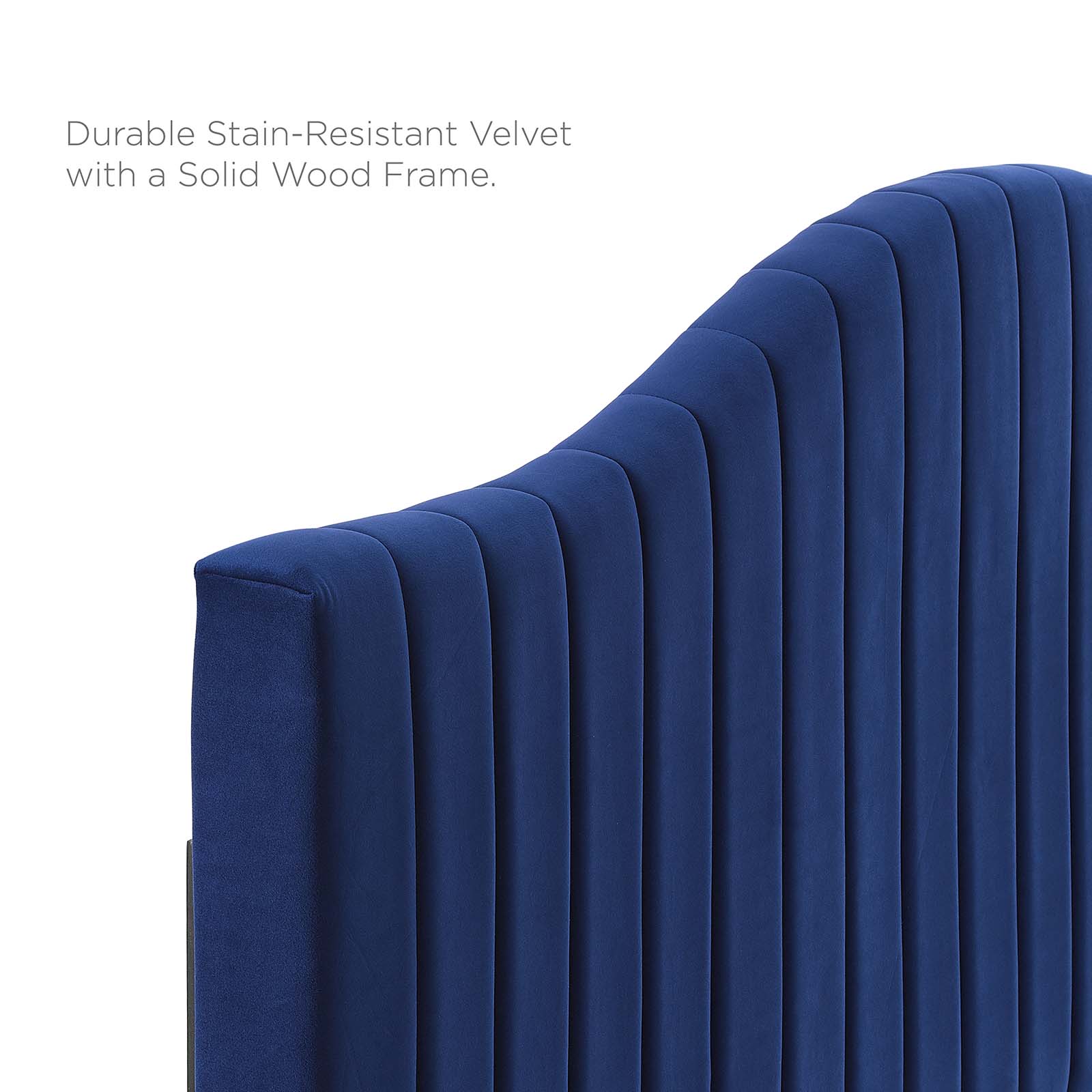 Juniper Channel Tufted Performance Velvet Twin Platform Bed by Modway