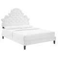 Gwyneth Tufted Performance Velvet Queen Platform Bed by Modway