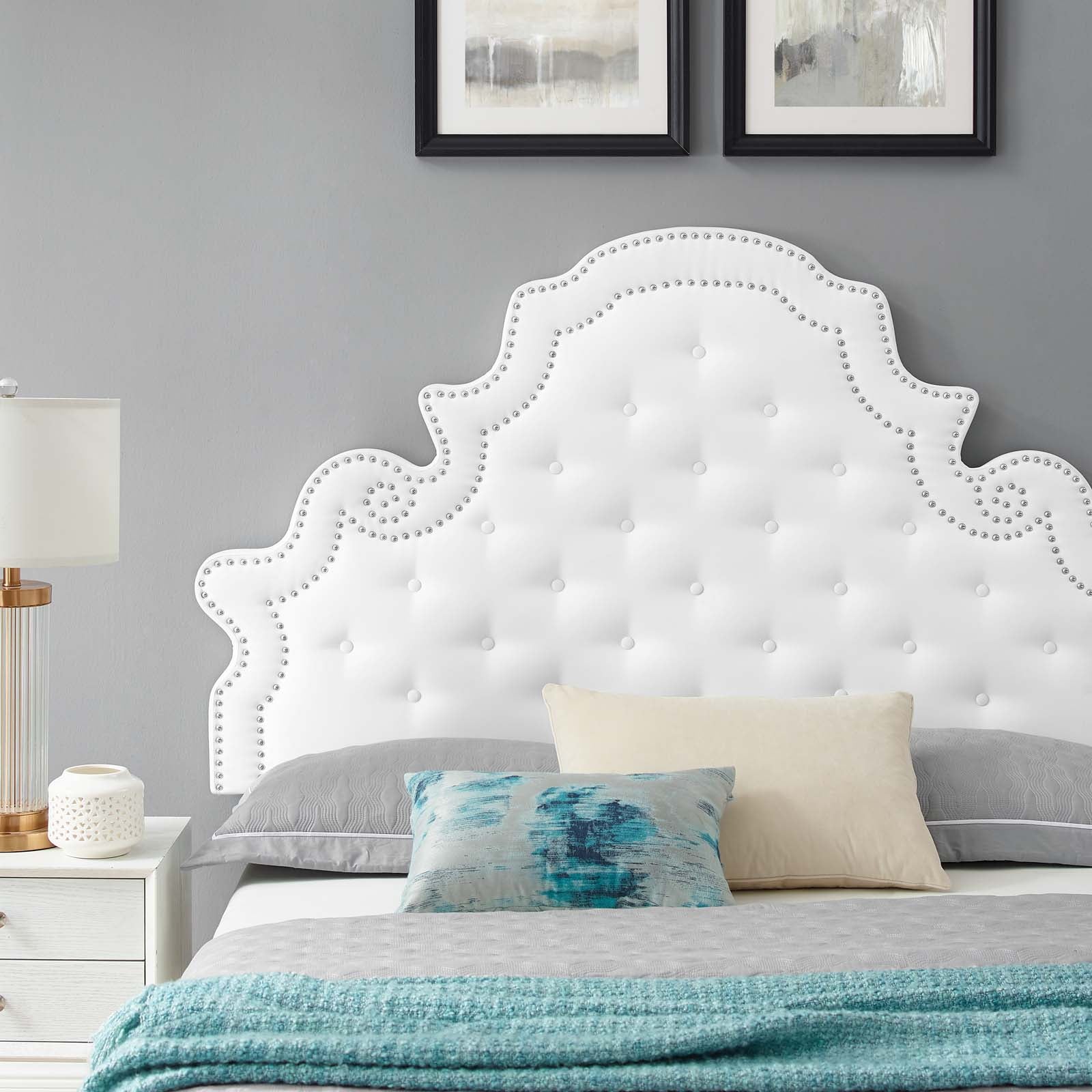 Gwyneth Tufted Performance Velvet Full Platform Bed by Modway