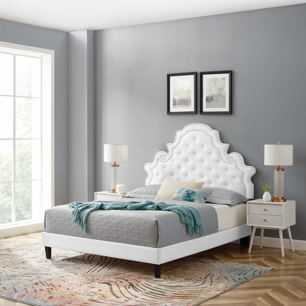 Gwyneth Tufted Performance Velvet Full Platform Bed by Modway