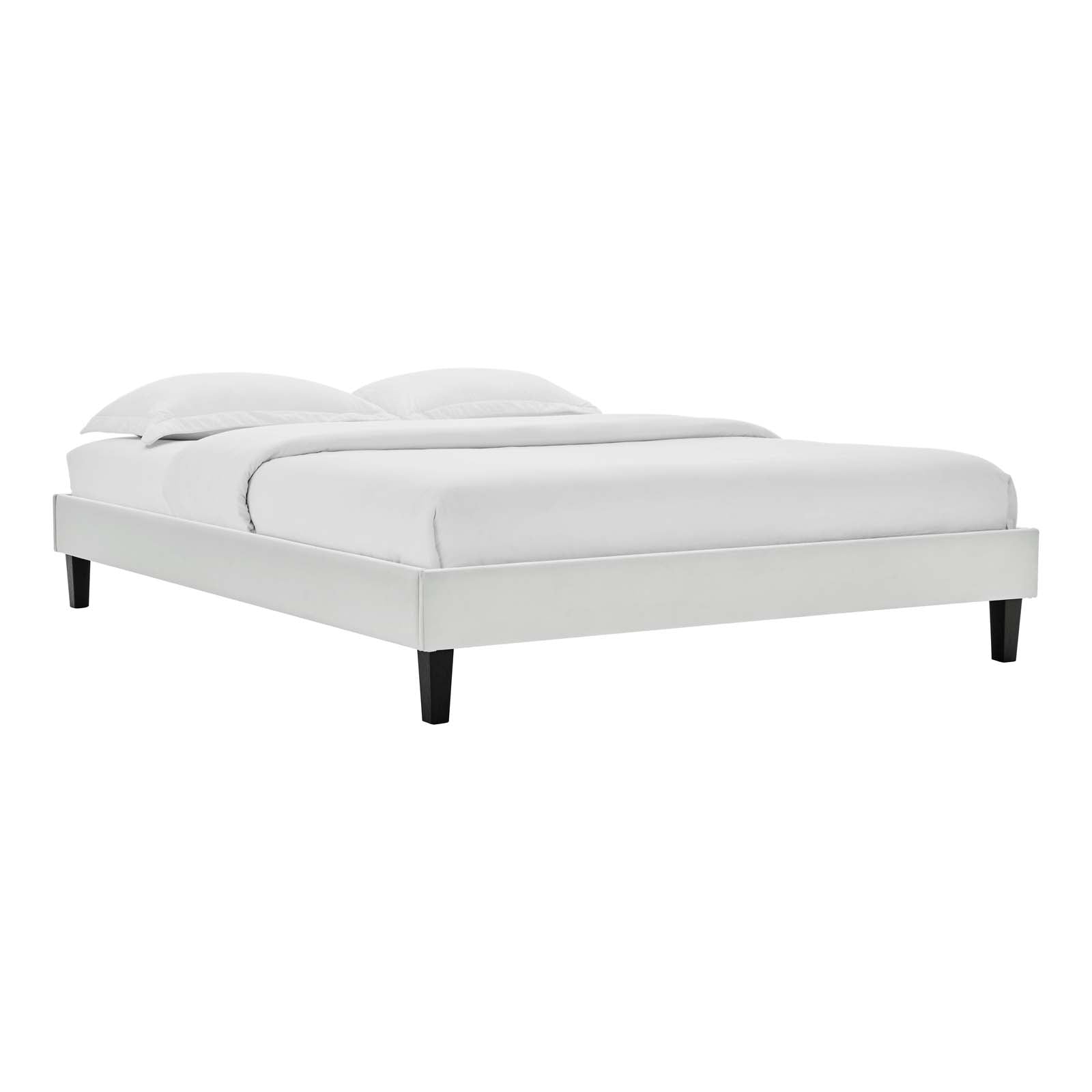 Amber Tufted Performance Velvet King Platform Bed by Modway