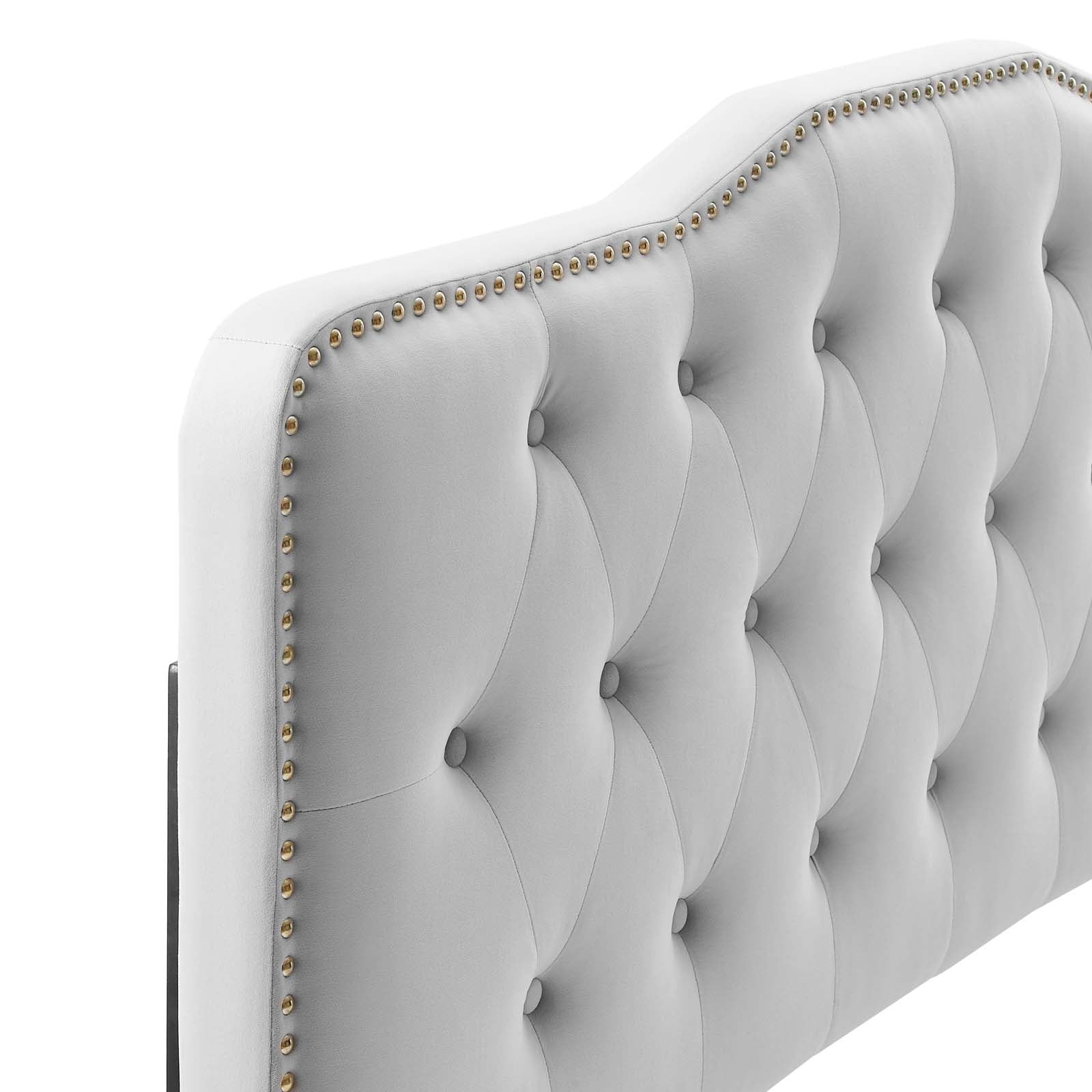 Amber Tufted Performance Velvet King Platform Bed by Modway