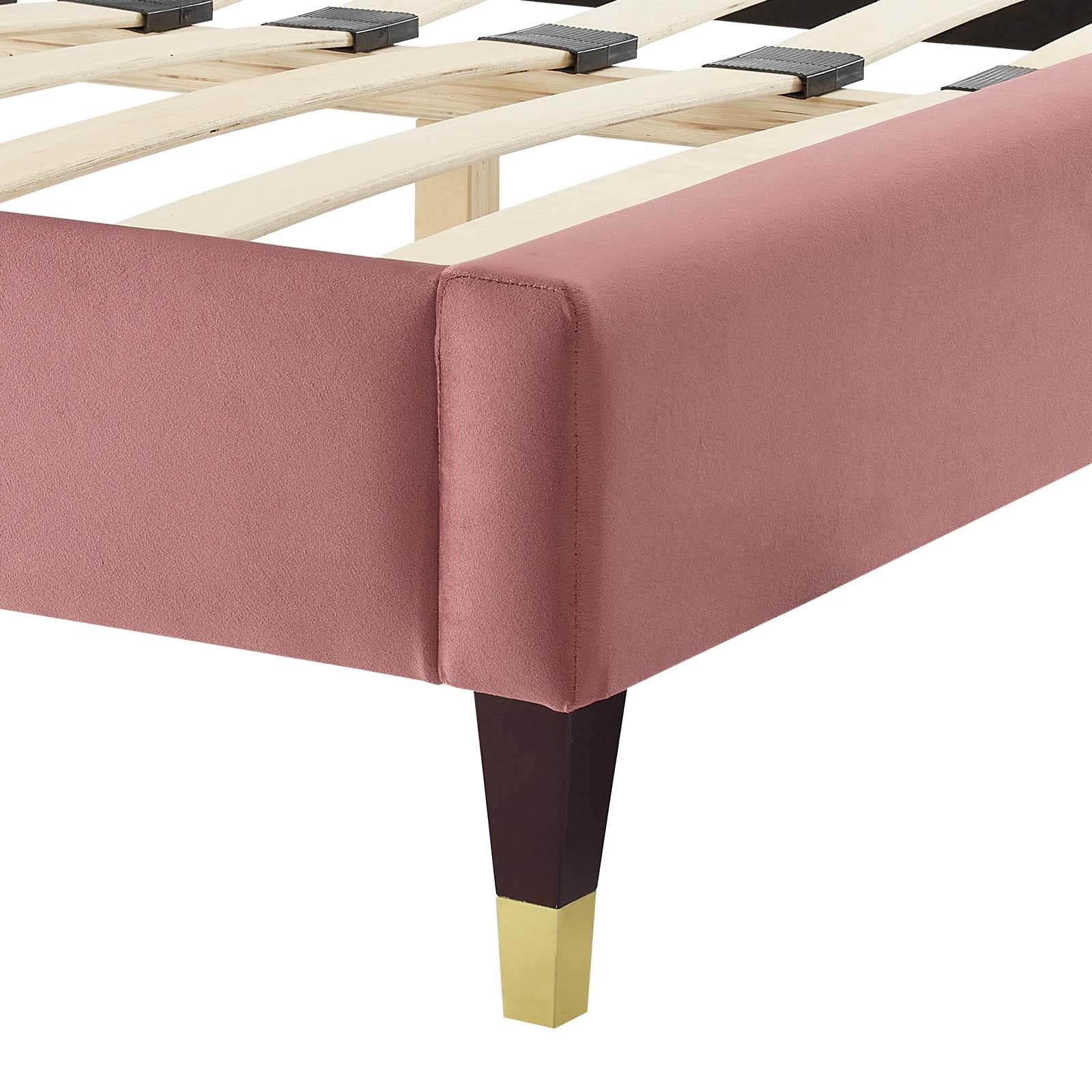 Novi Performance Velvet Twin Bed by Modway