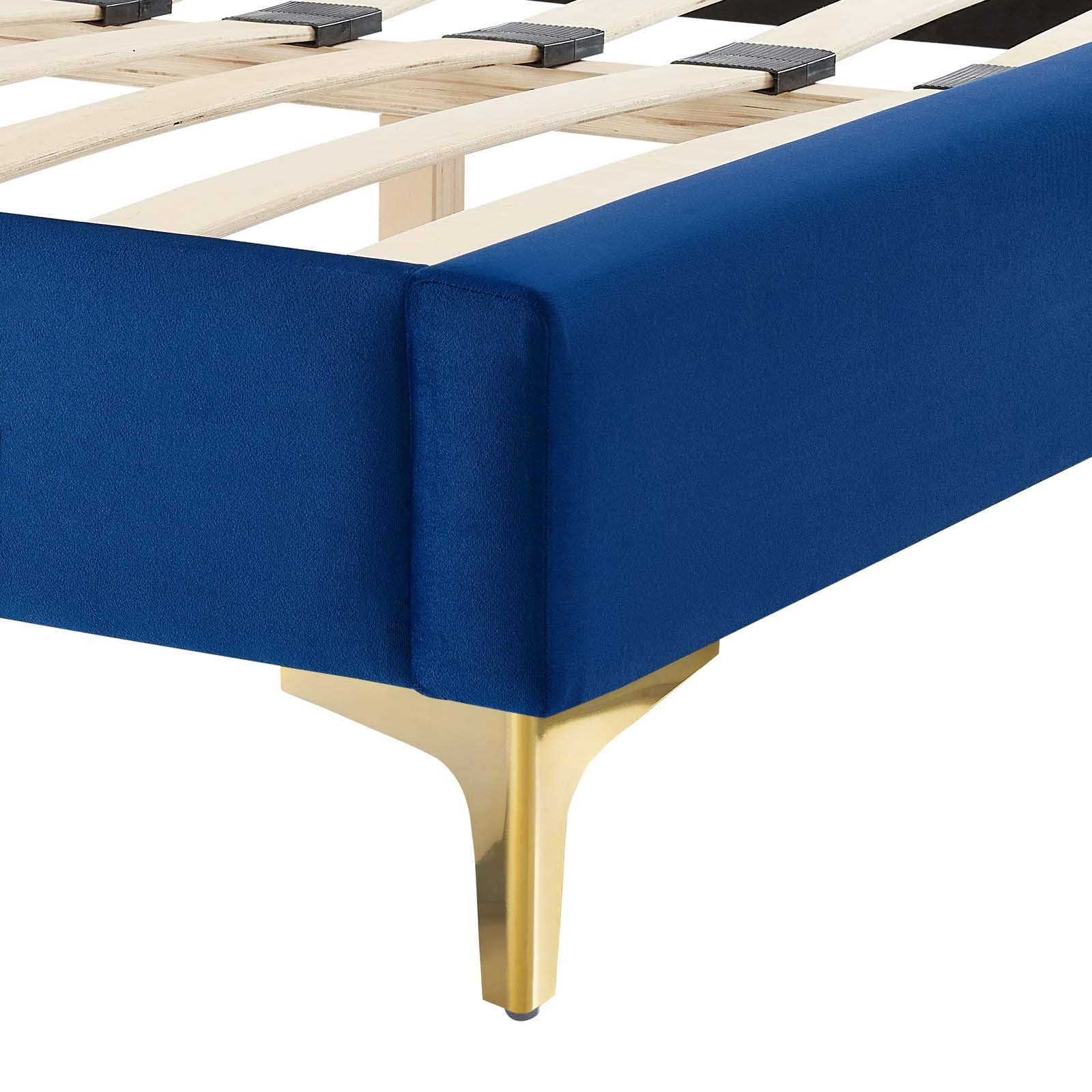 Aviana Performance Velvet Queen Bed by Modway