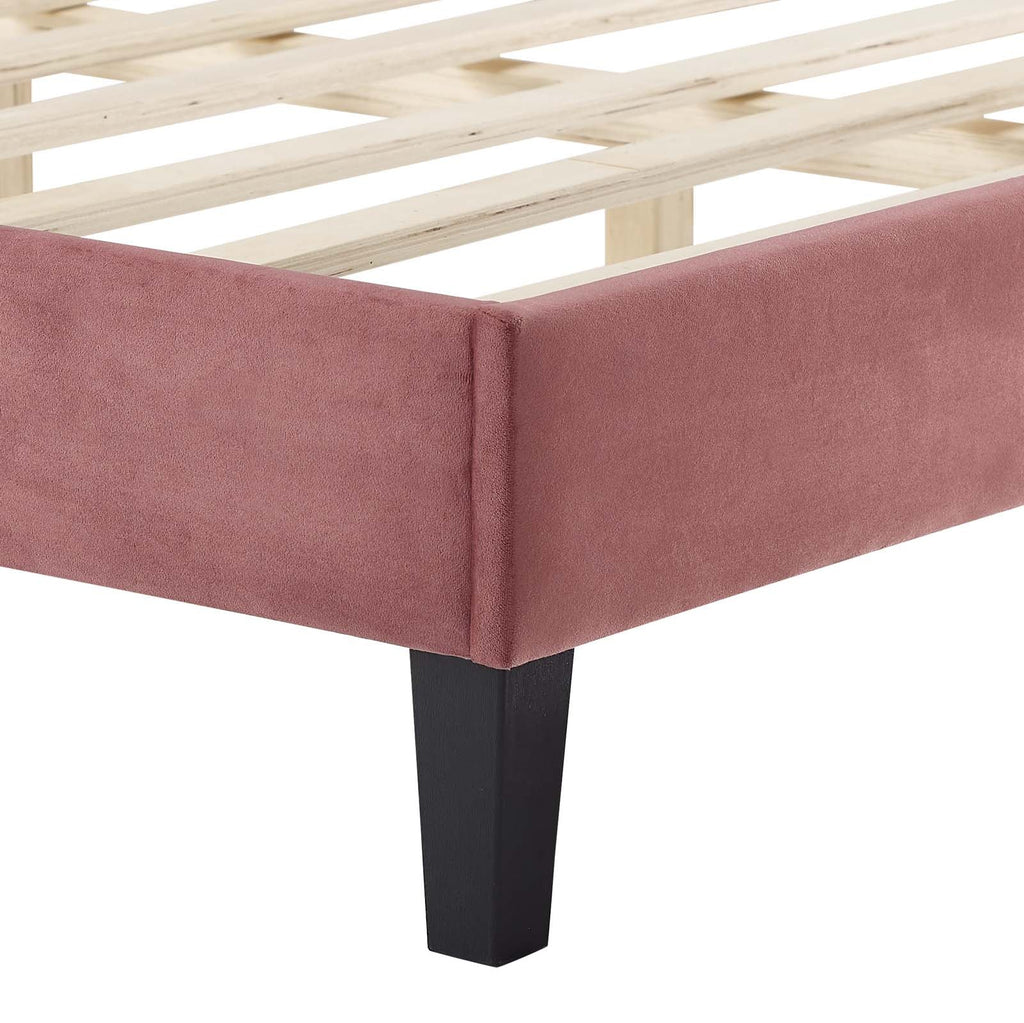Novi Performance Velvet King Bed by Modway