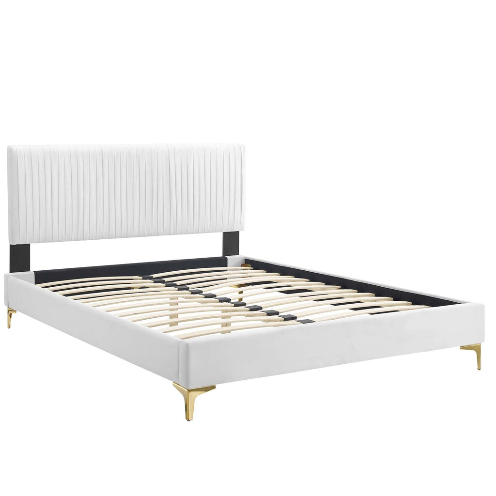 Peyton Performance Velvet Full Platform Bed by Modway
