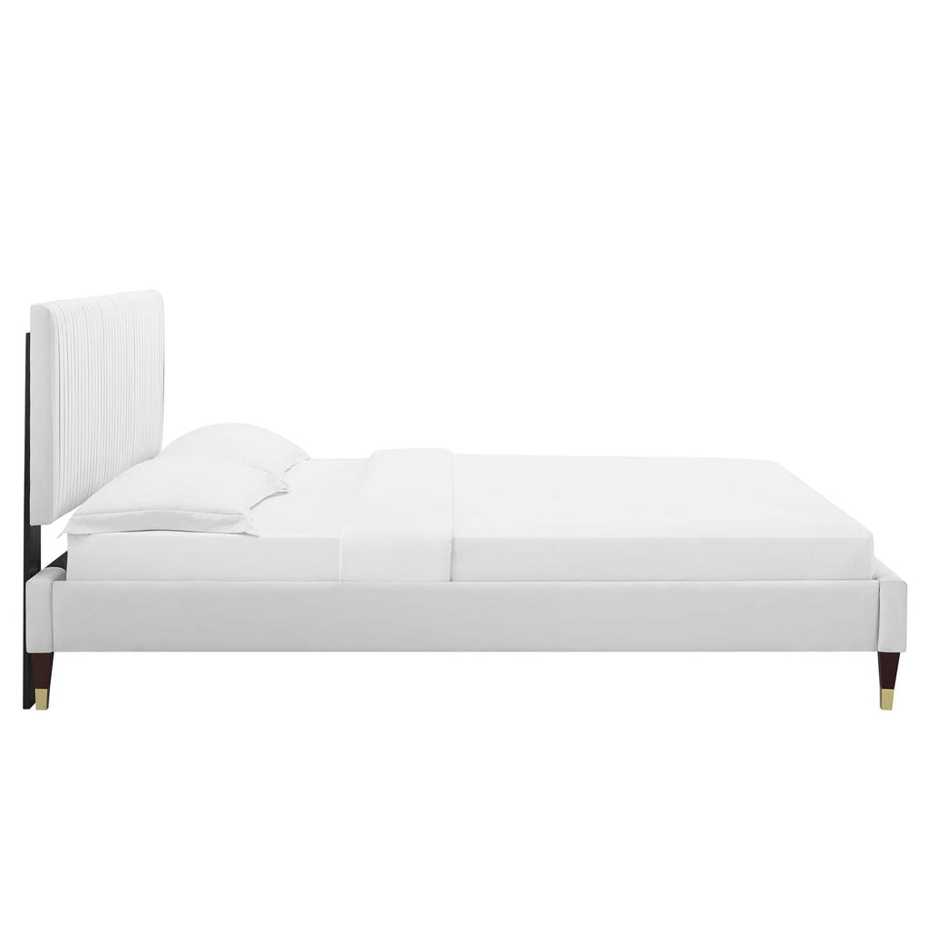 Peyton Performance Velvet Full Platform Bed by Modway
