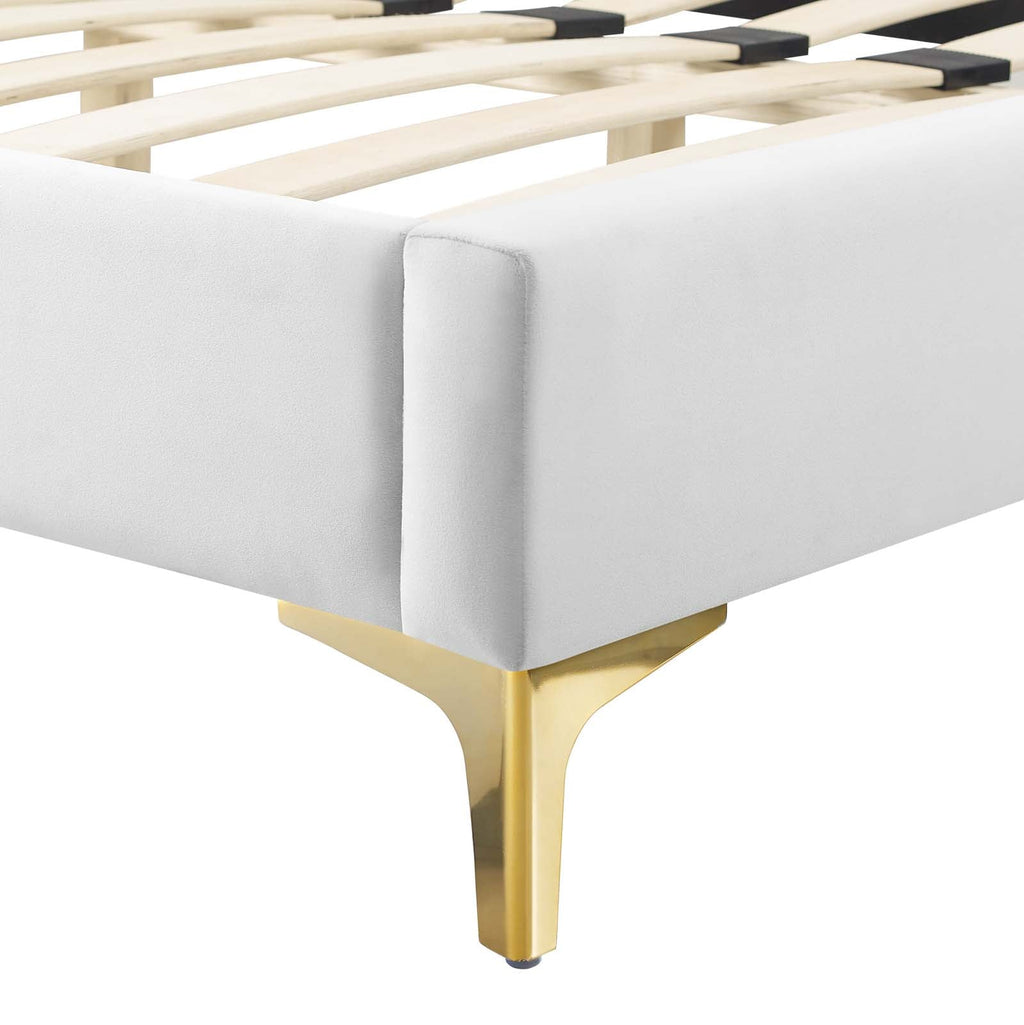 Sienna Performance Velvet Full Platform Bed by Modway