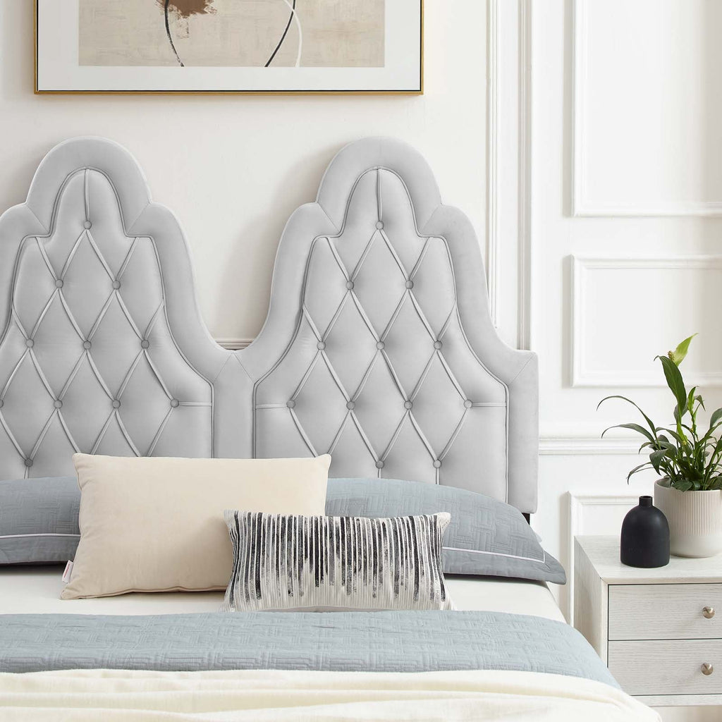 Alexandria Tufted Performance Velvet Twin Platform Bed by Modway