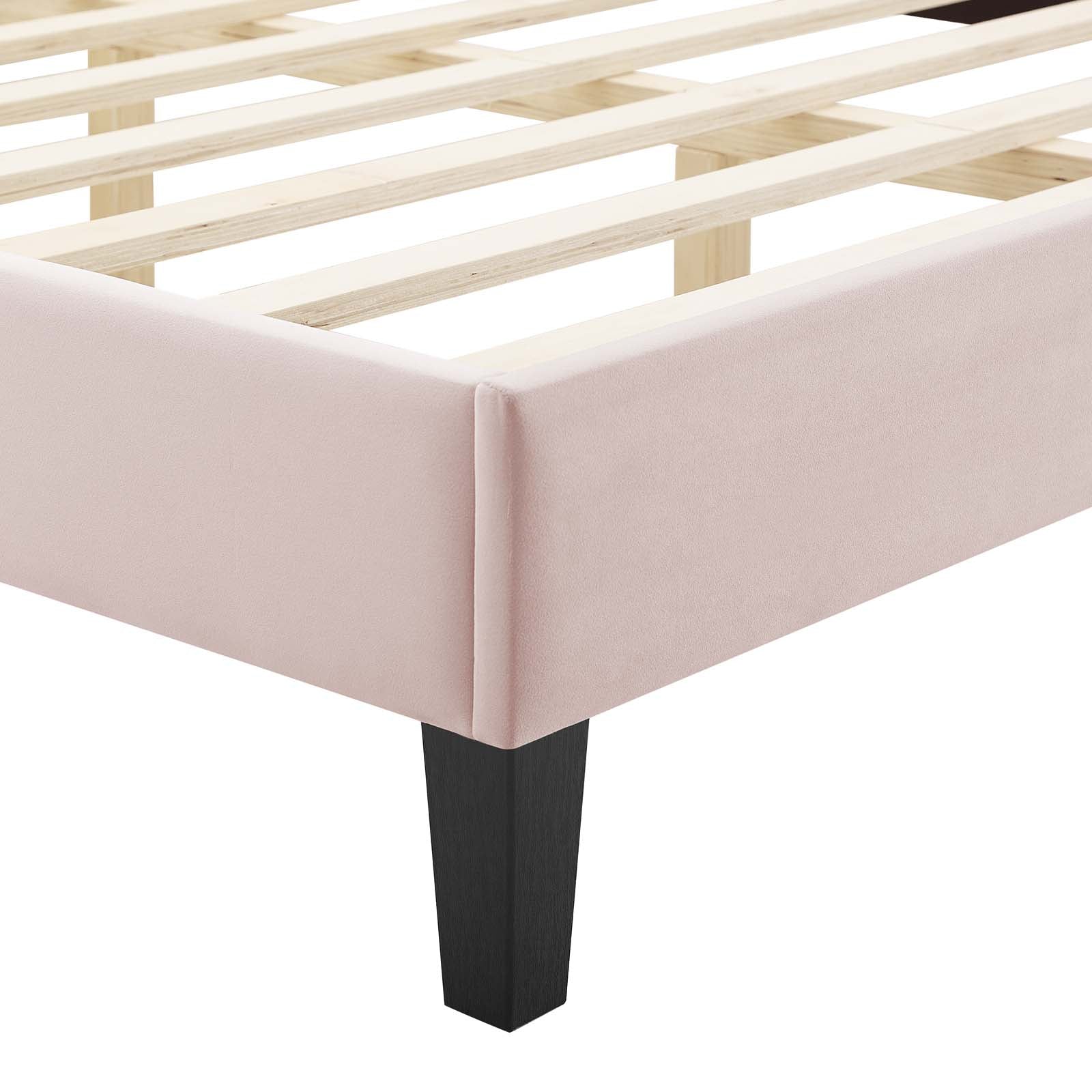 Alexandria Tufted Performance Velvet Twin Platform Bed by Modway