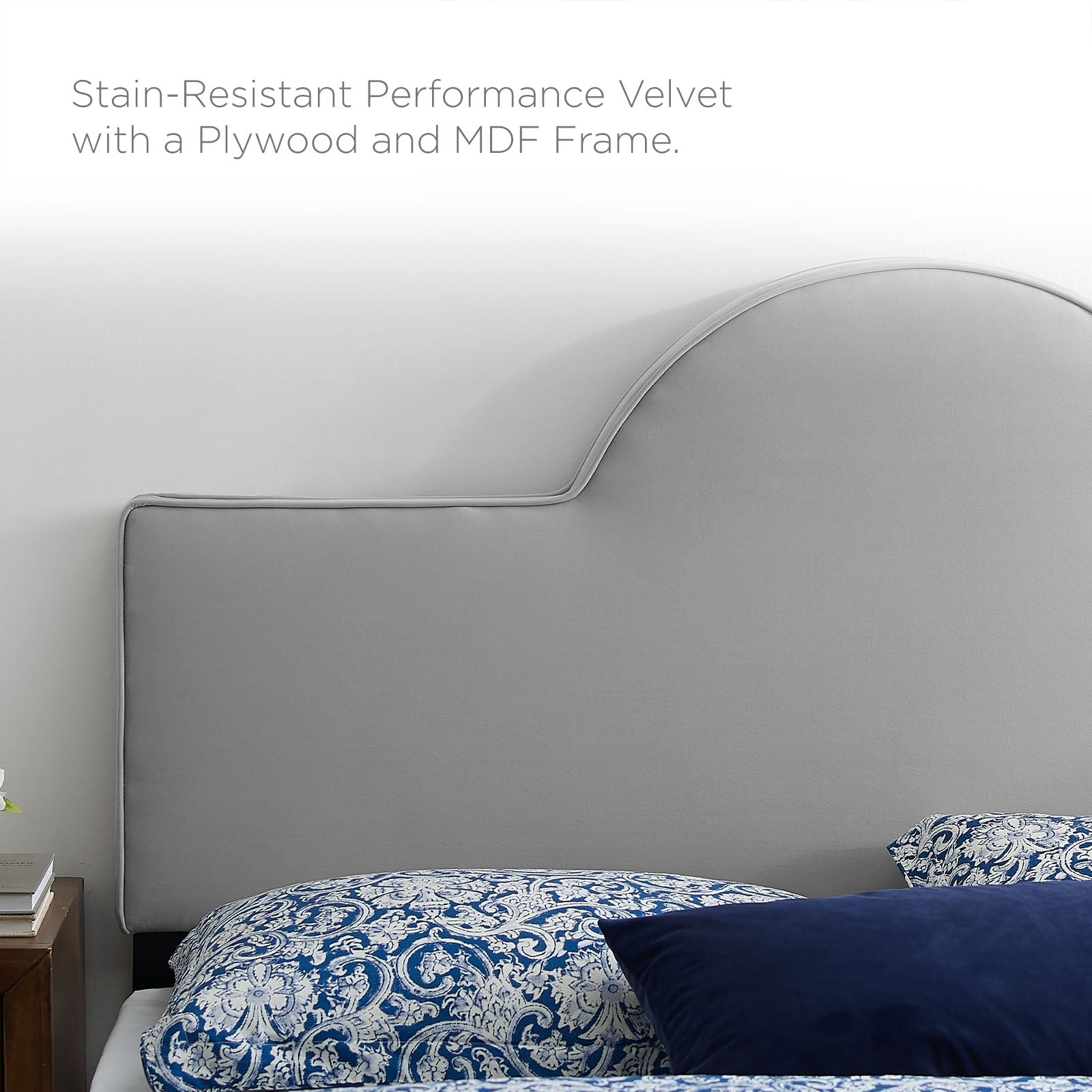 Sunny Performance Velvet Full Bed by Modway