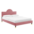 Aurora Performance Velvet King Bed by Modway