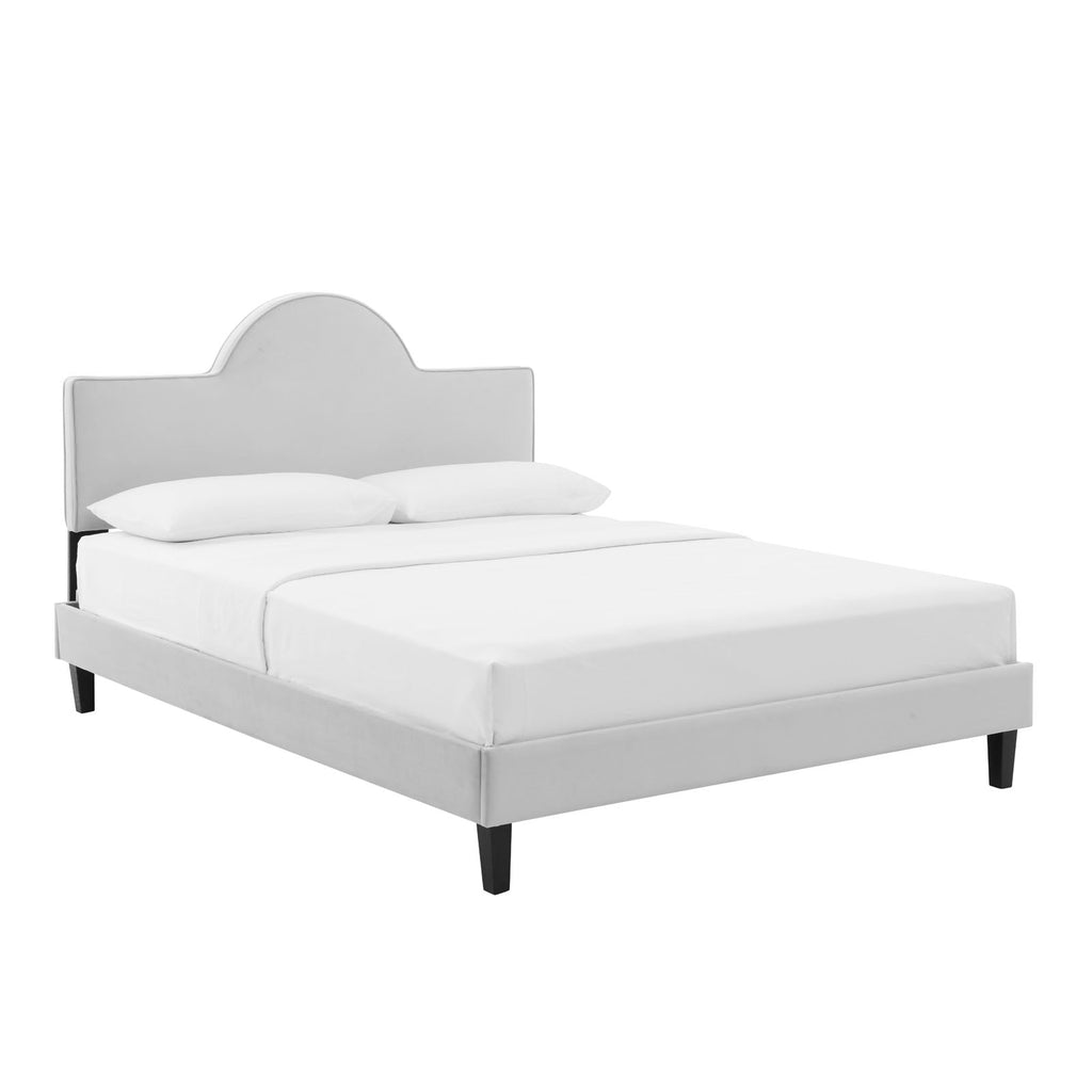 Soleil Performance Velvet King Bed by Modway