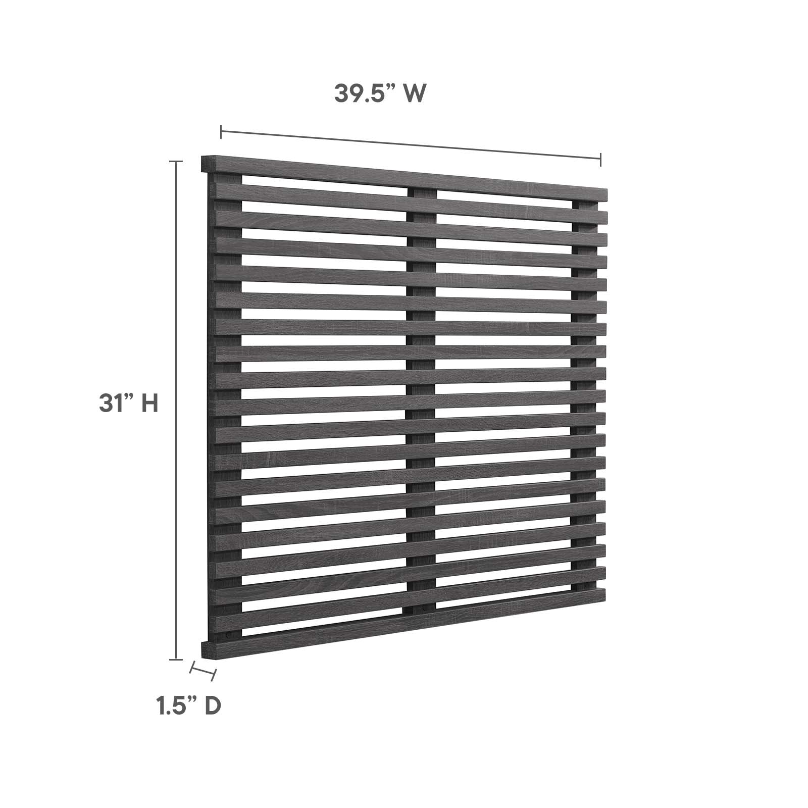 Render Wall Mount Twin Headboard by Modway