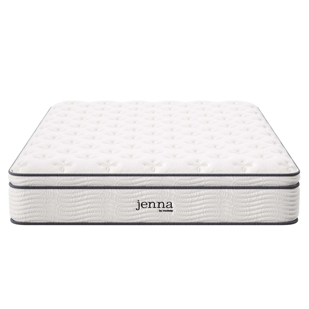 Jenna 12" Innerspring and Foam King Mattress by Modway