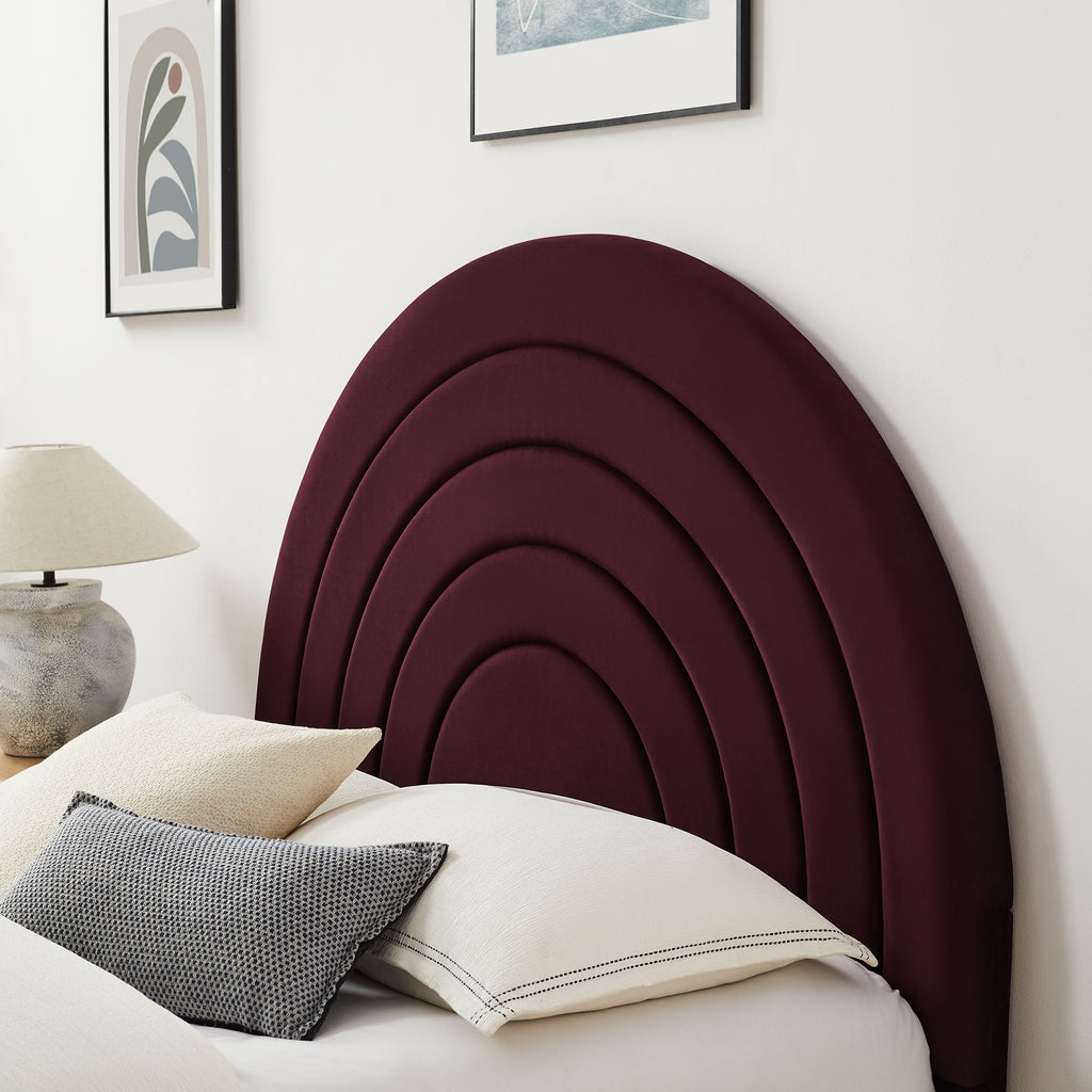 Solana Arched Performance Velvet King Platform Bed by Modway