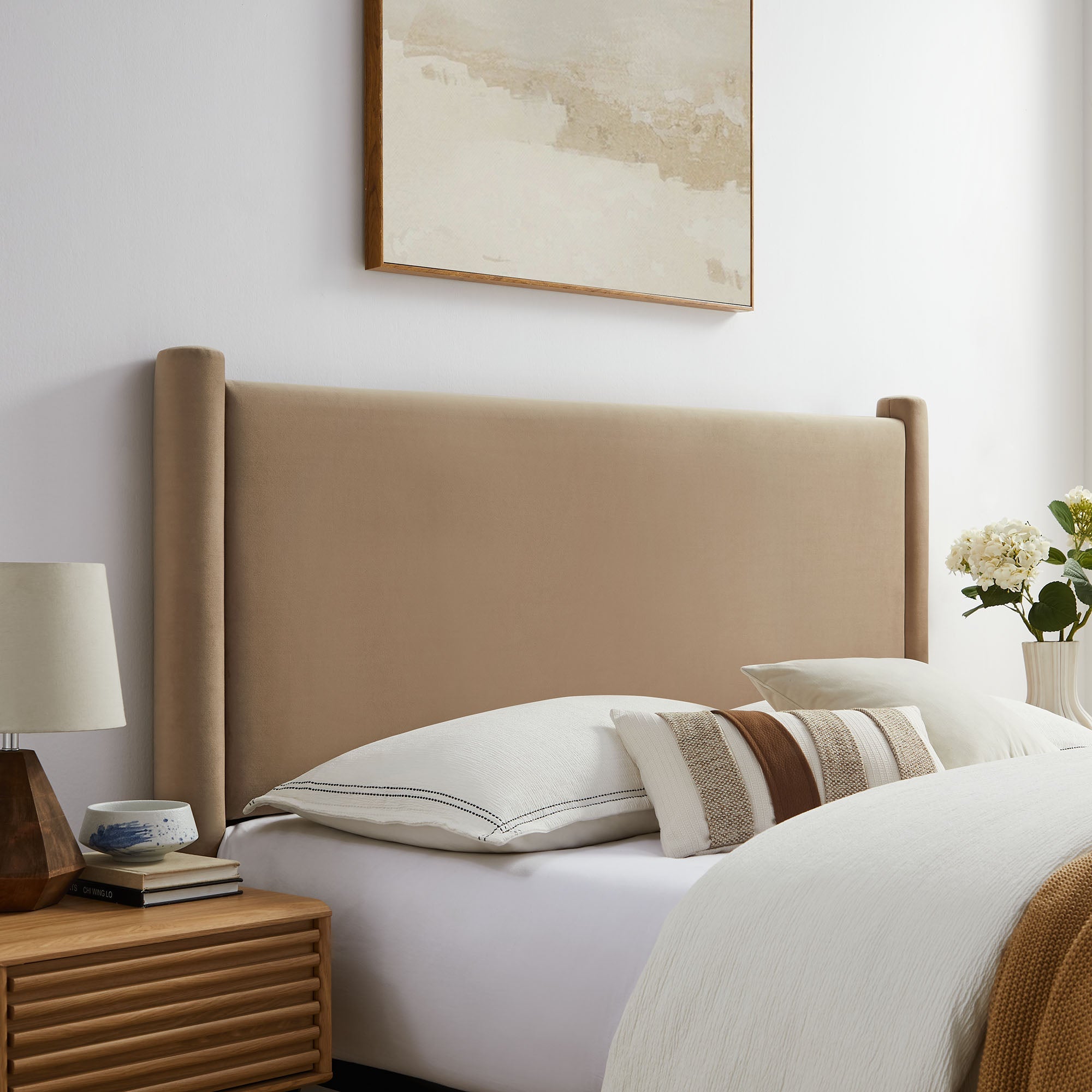 Rael Performance Velvet Queen Headboard by Modway