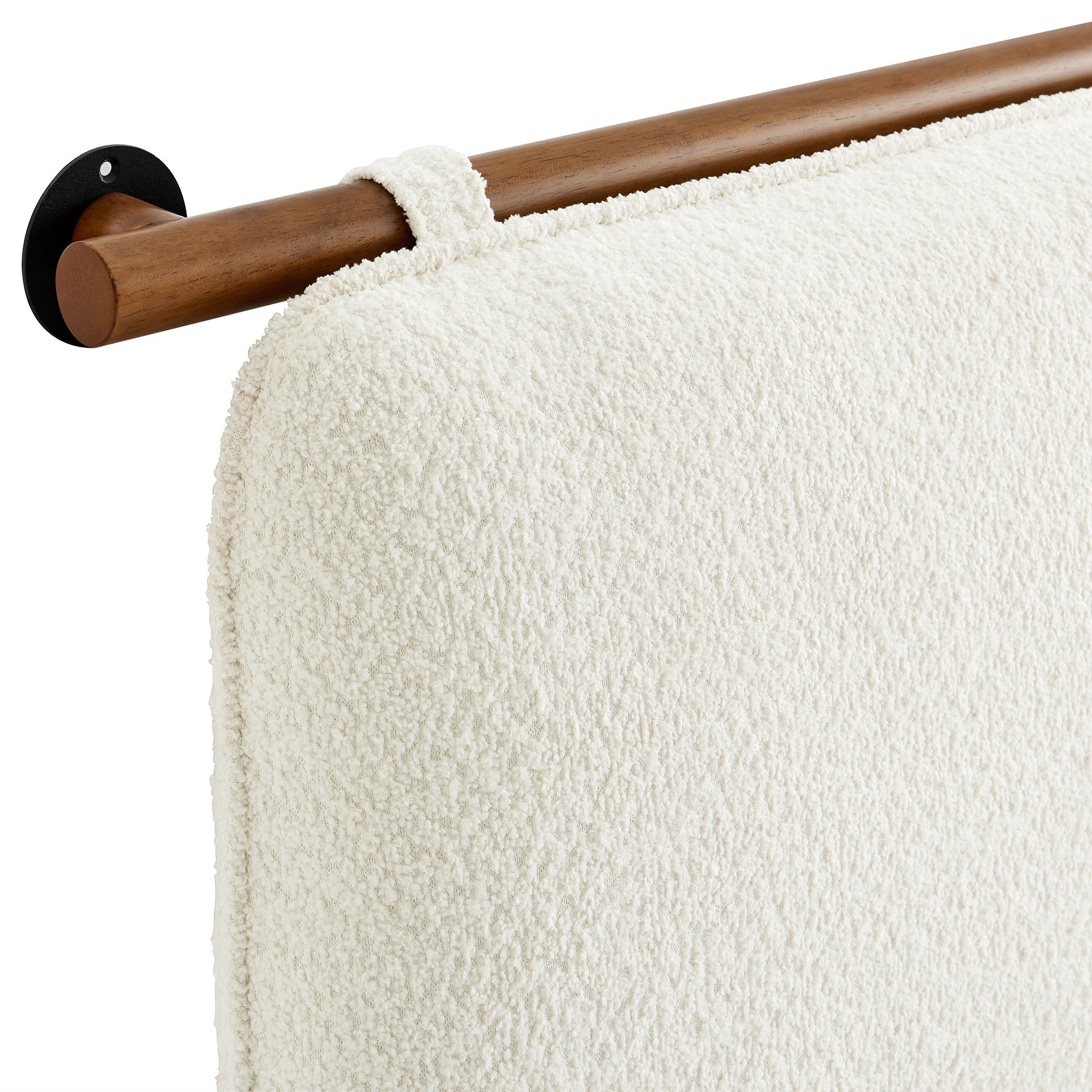 Anela Wall-Mounted Chenille Upholstered Full Headboard by Modway