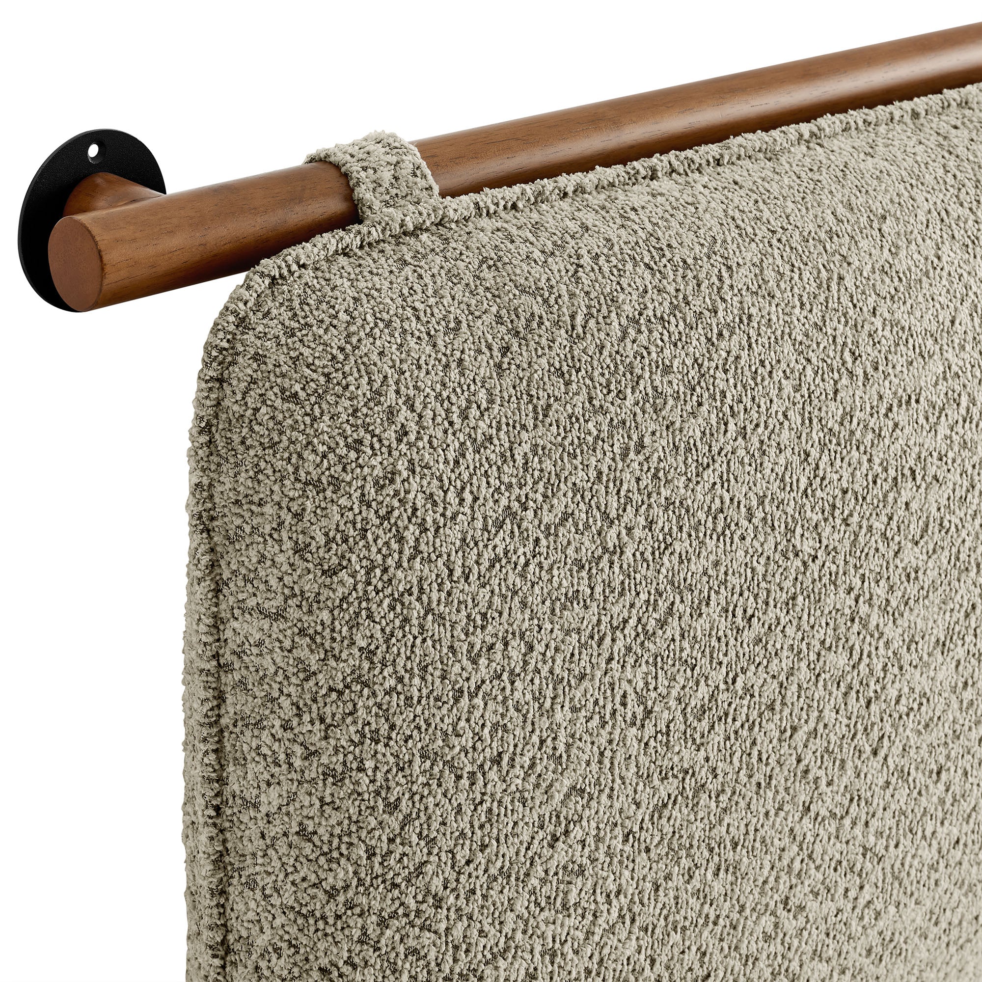 Anela Wall-Mounted Chenille Upholstered Full Headboard by Modway