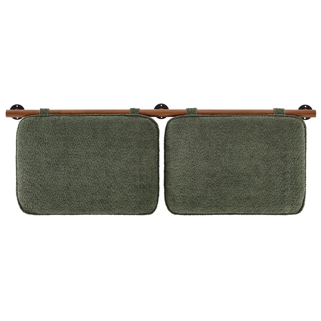 Anela Wall-Mounted Chenille Upholstered King Size Headboard by Modway