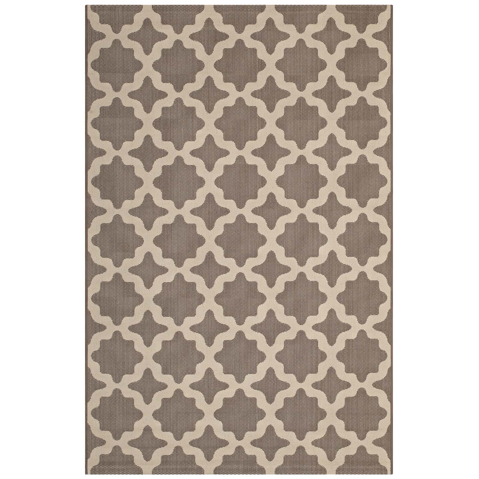 Cerelia Moroccan Trellis Indoor and Outdoor 9x12 Area Rug by Modway
