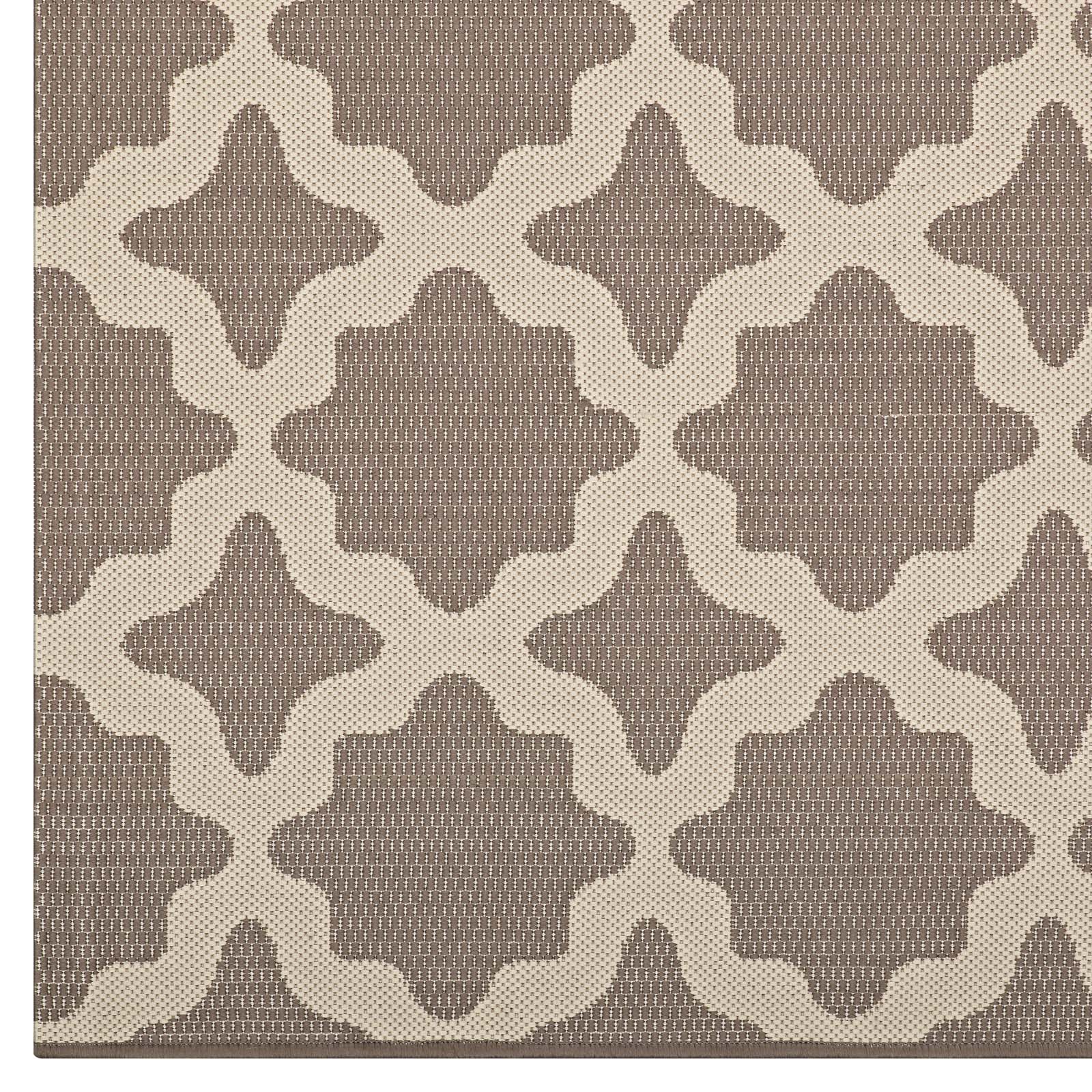 Cerelia Moroccan Trellis Indoor and Outdoor 9x12 Area Rug by Modway