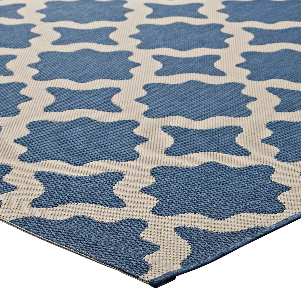 Cerelia Moroccan Trellis Indoor and Outdoor 5x8 Area Rug by Modway