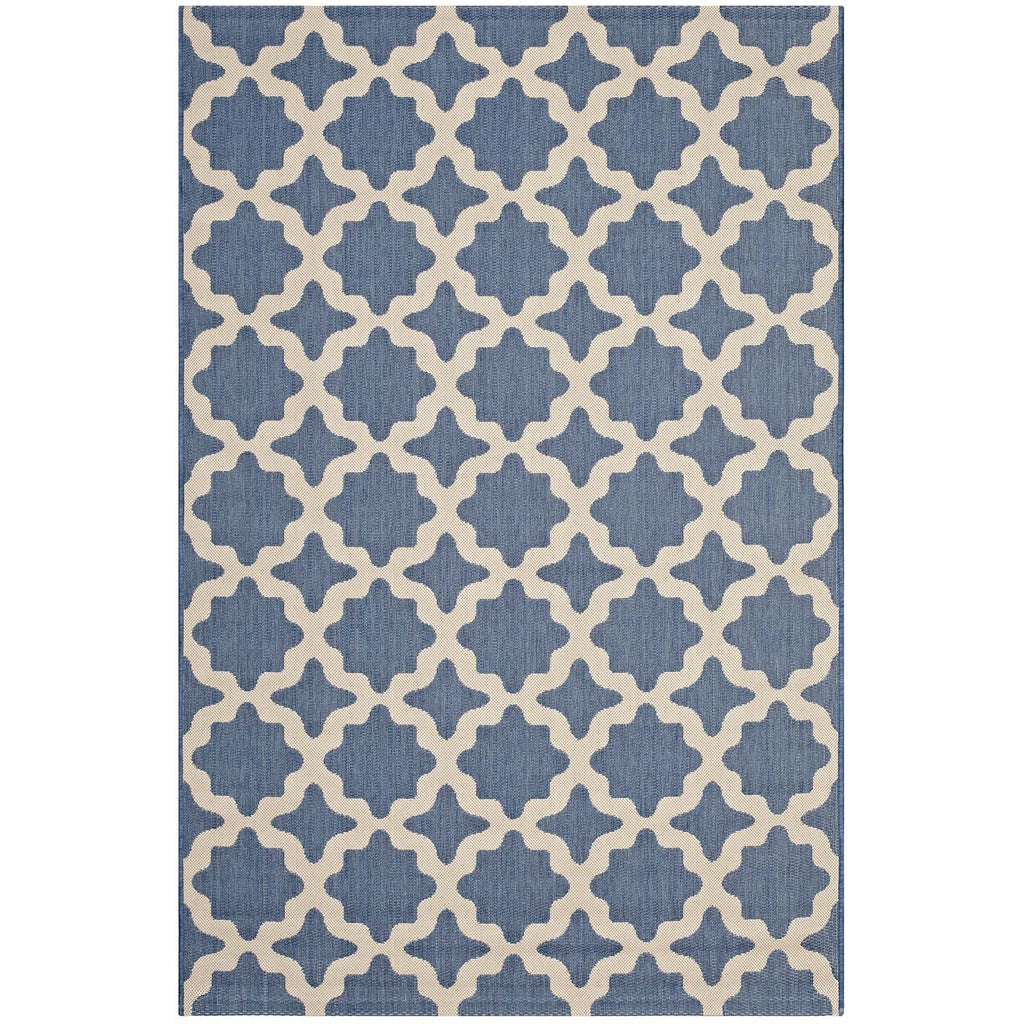 Cerelia Moroccan Trellis Indoor and Outdoor 9x12 Area Rug by Modway