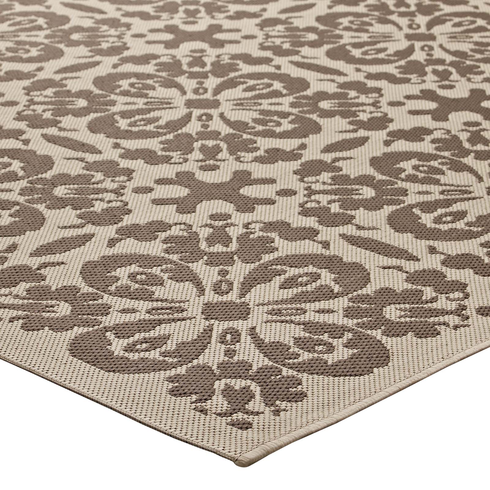 Ariana Vintage Floral Trellis Indoor and Outdoor 9x12 Area Rug by Modway