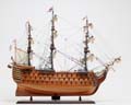 HMS Victory Midsize With Display Case Front Open