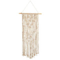 30" Boho Chic Waterfall Leaf Design Macrame Wall Art Décor